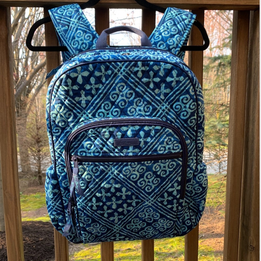 Vera Bradley Campus Backpack in Cuban Tiles